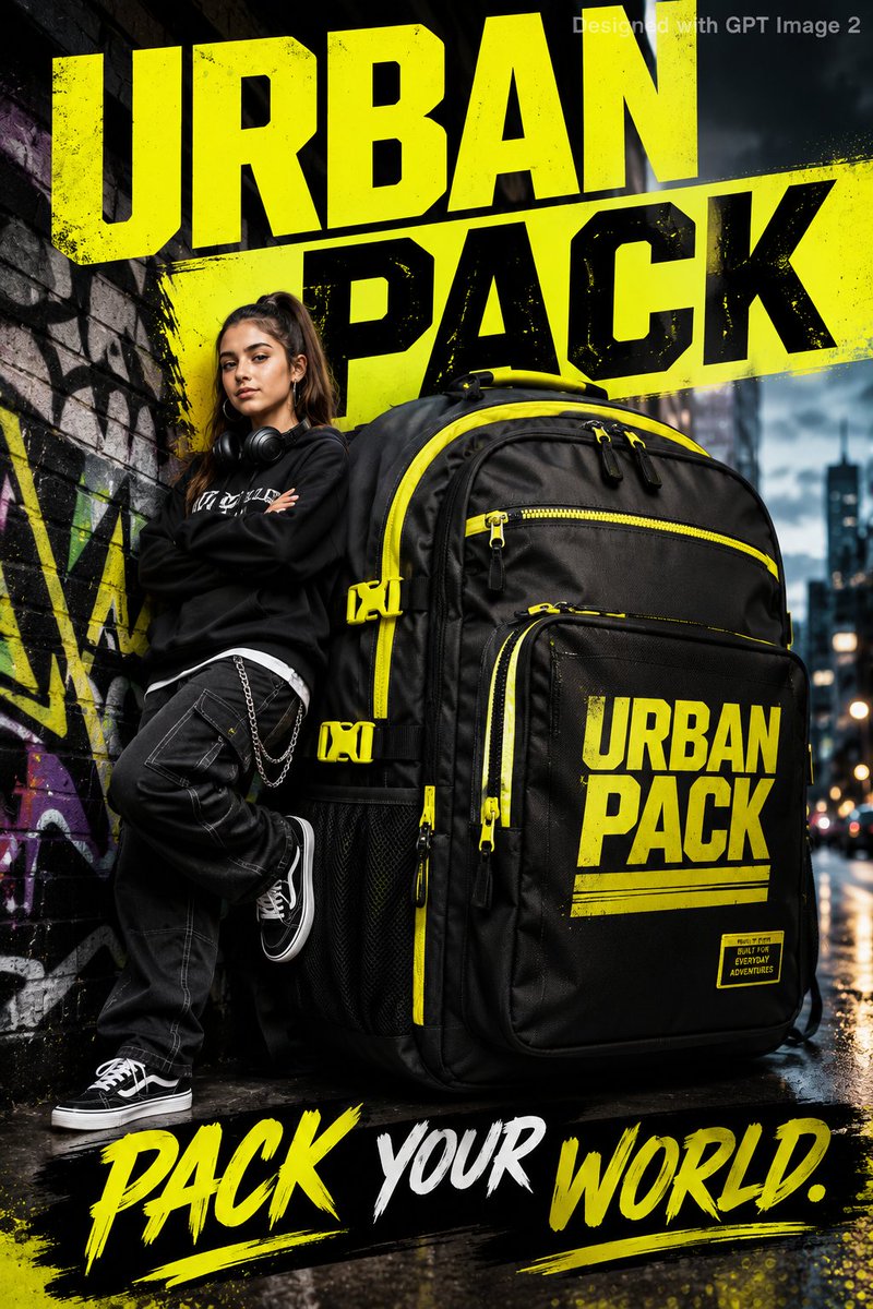 Pôster de Mochila Urbana Teen