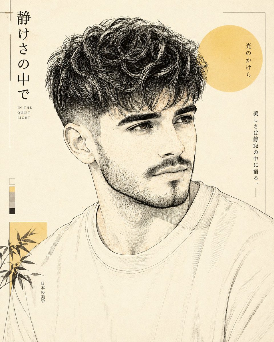 Japanese Line-Art Portrait