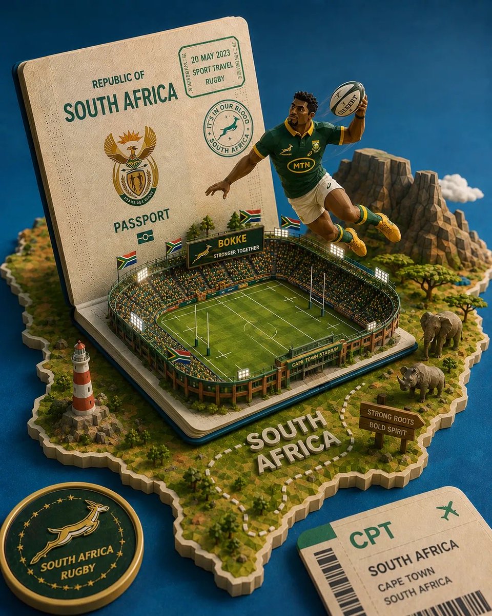 Sport-Reisepass-Diorama