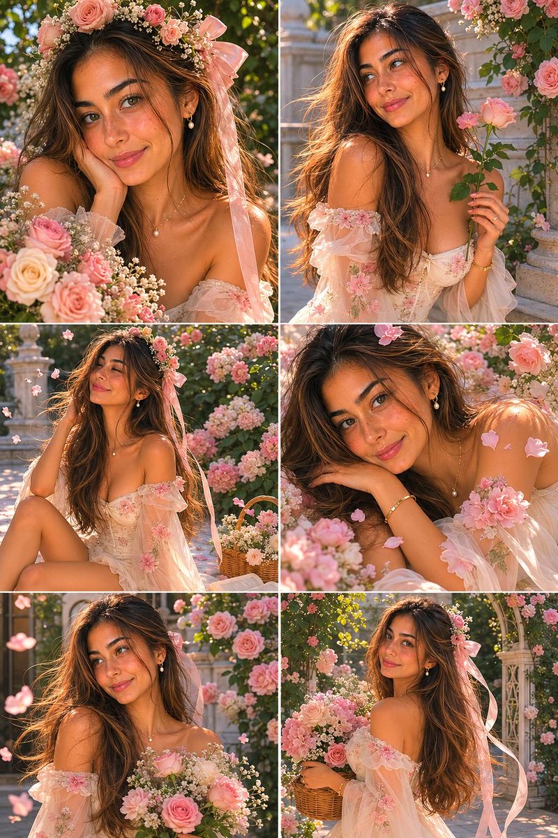Märchenhaftes Garten-Fotoshooting
