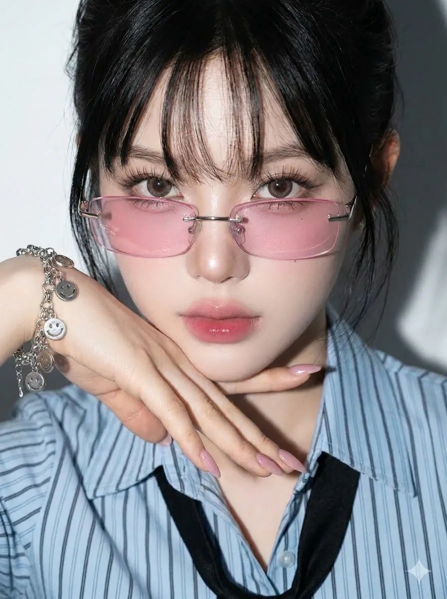 Koreanisches Beauty-Editorial-Porträt
