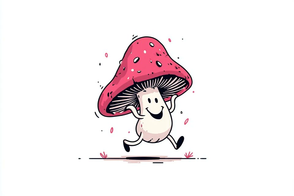 Kühnes Cartoon-Mini-Charakterdesign
