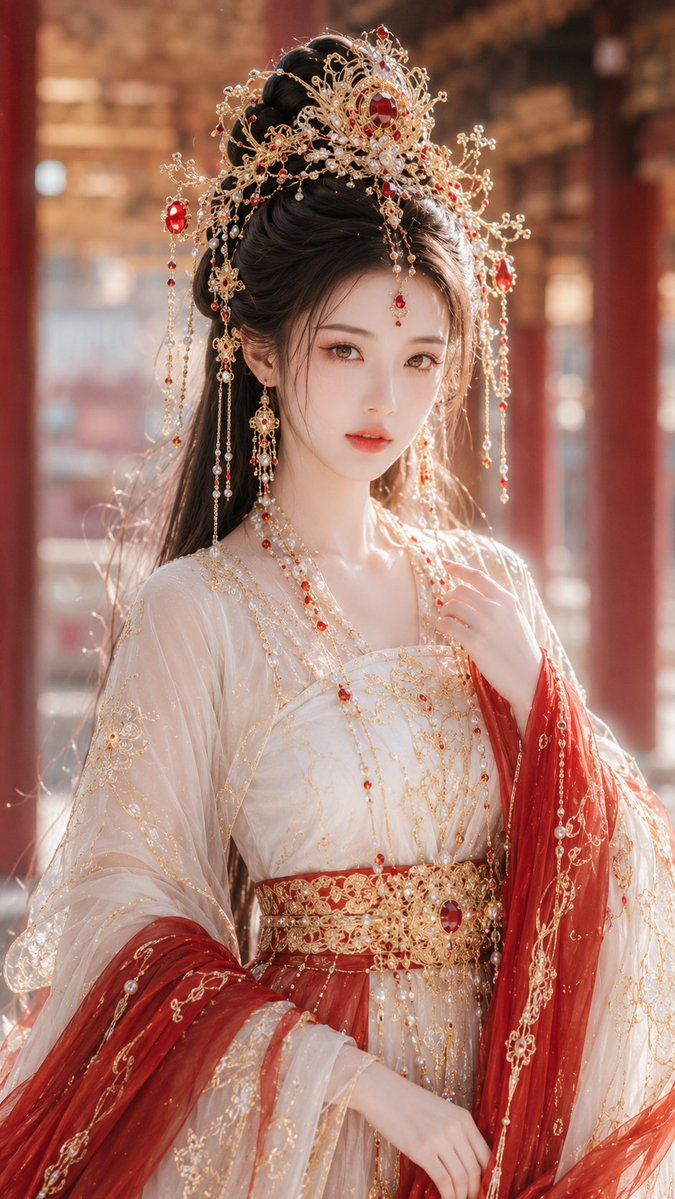 당나라 궁중 미인 초상