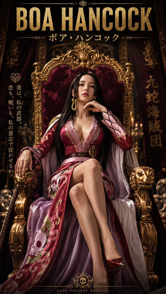 Couture-Poster der Anime-Heldin