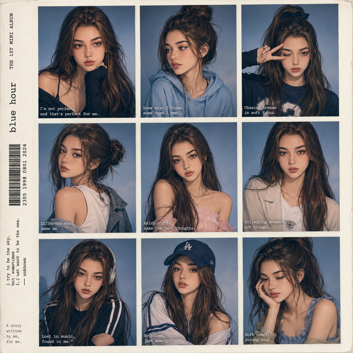 K-pop Idol Portrait Collage