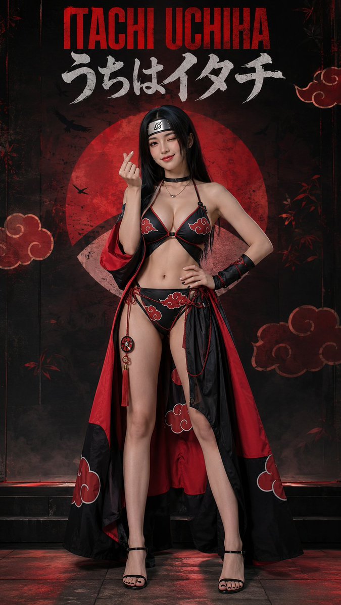 Realistisches Naruto-Genderbent-Poster