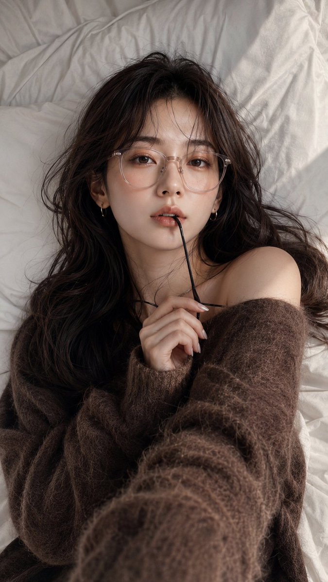 Retrato Editorial Coreano na Cama