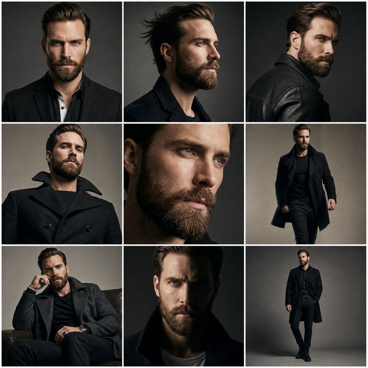 Maskuline High-Fashion Editorial-Serie