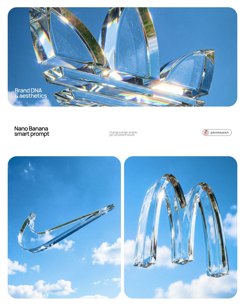 Sculpture 3D de Logo en Verre Cristal