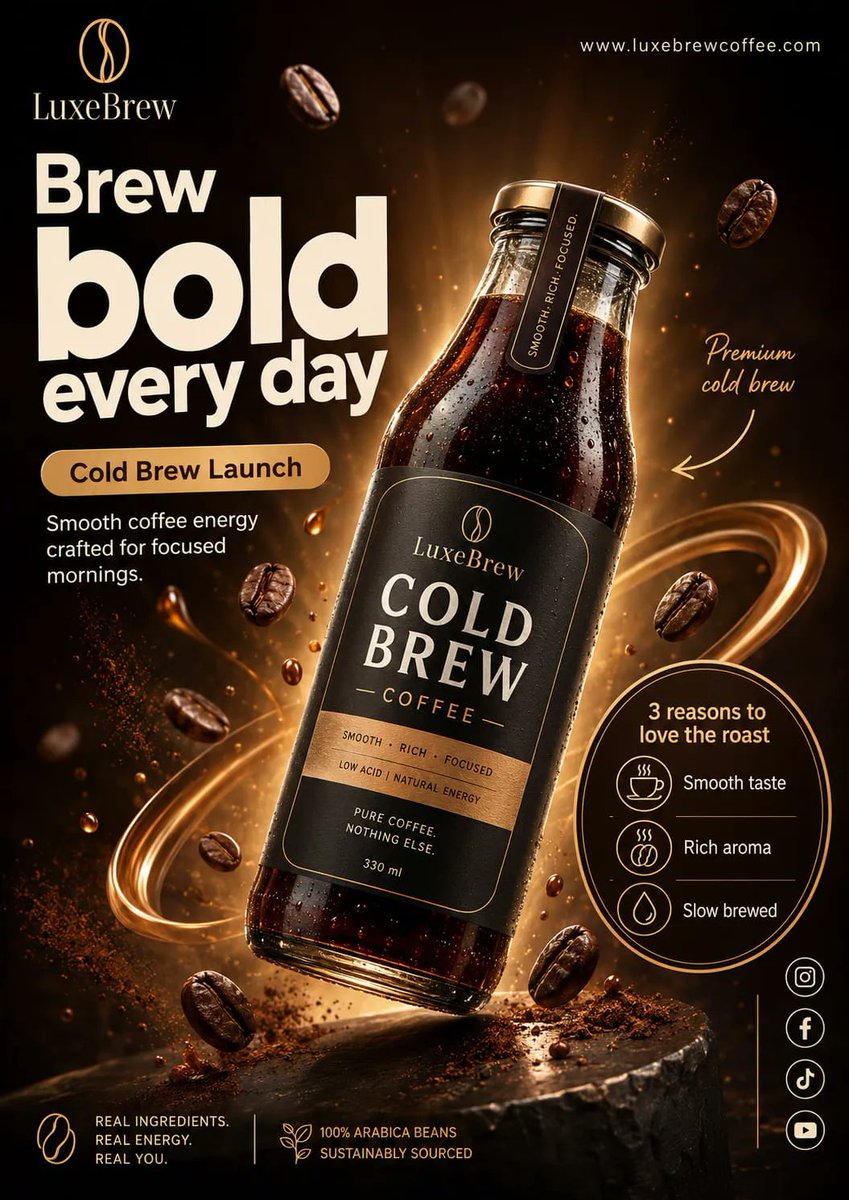 Póster Premium de Producto Comercial