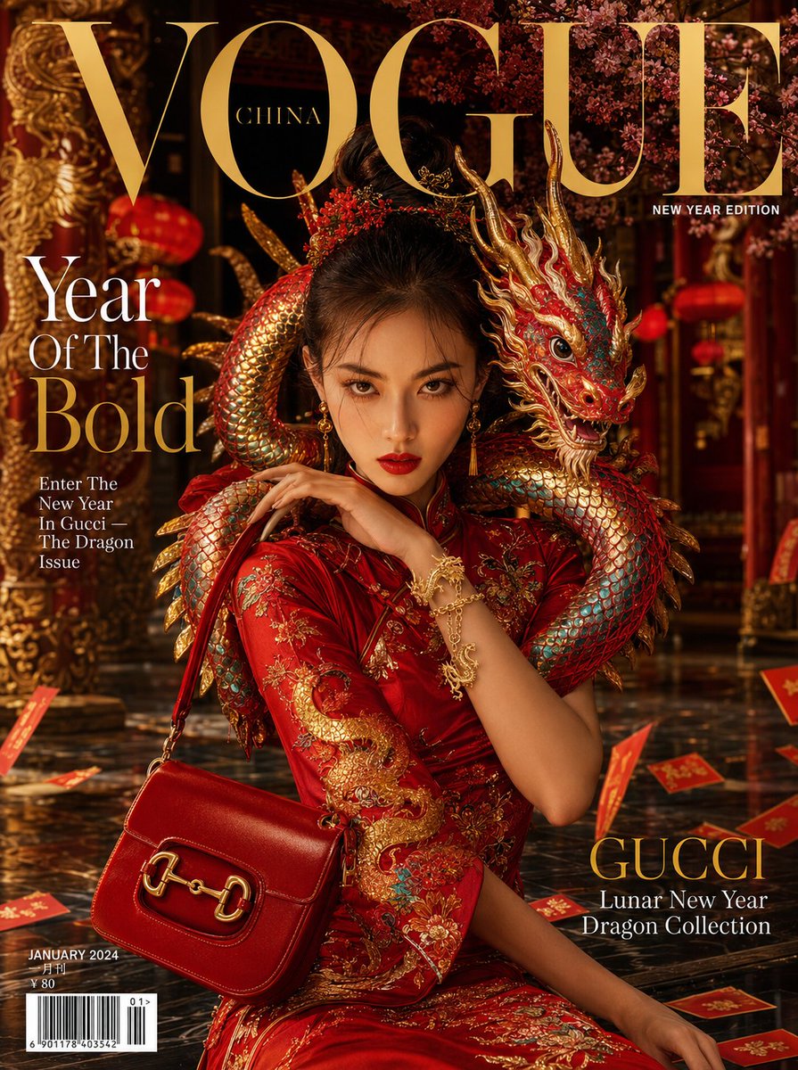 Vogue-Cover Jahr des Drachen