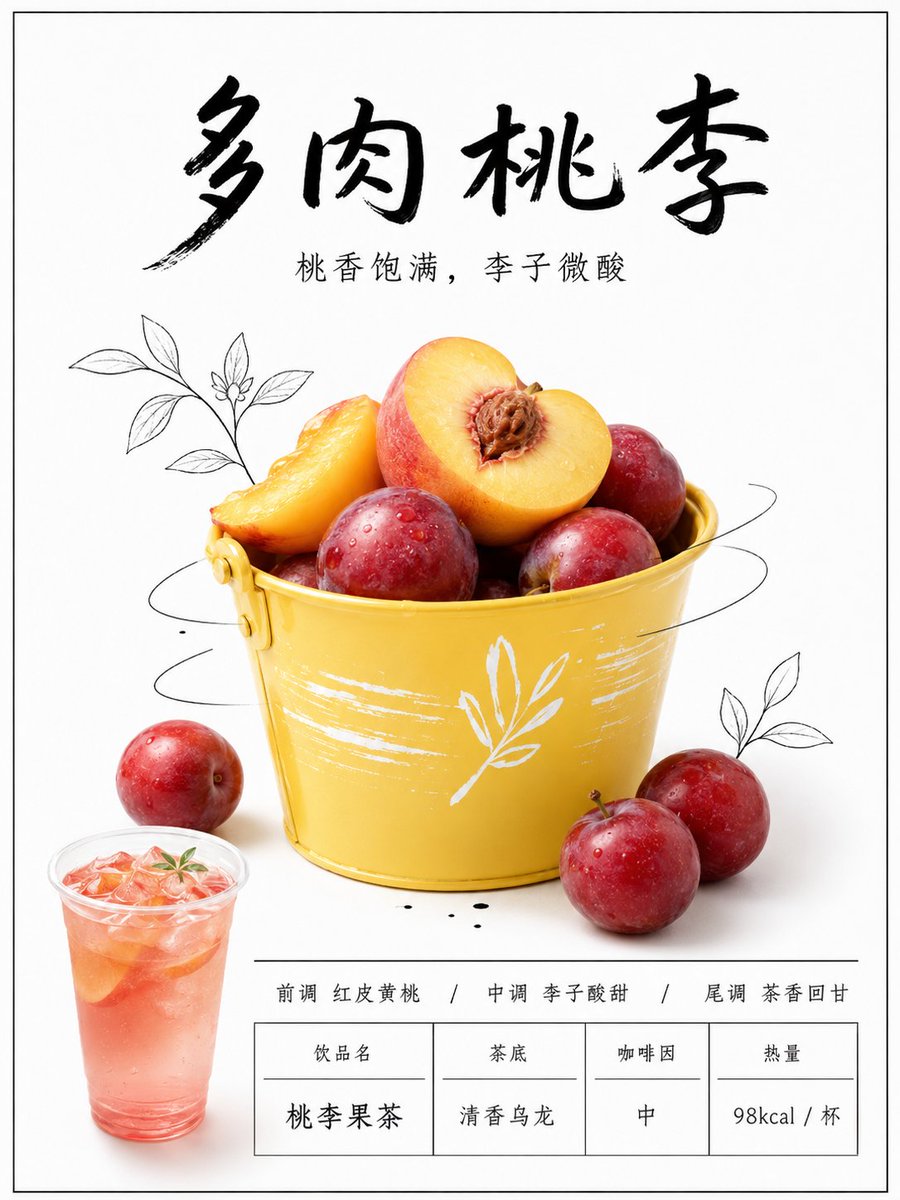과일 신차음료 라이트박스 메뉴 포스터