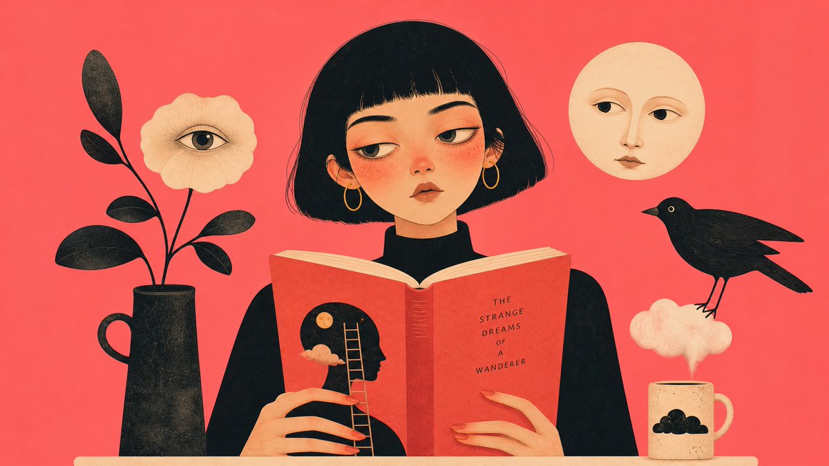 Surreale minimalistische Illustration