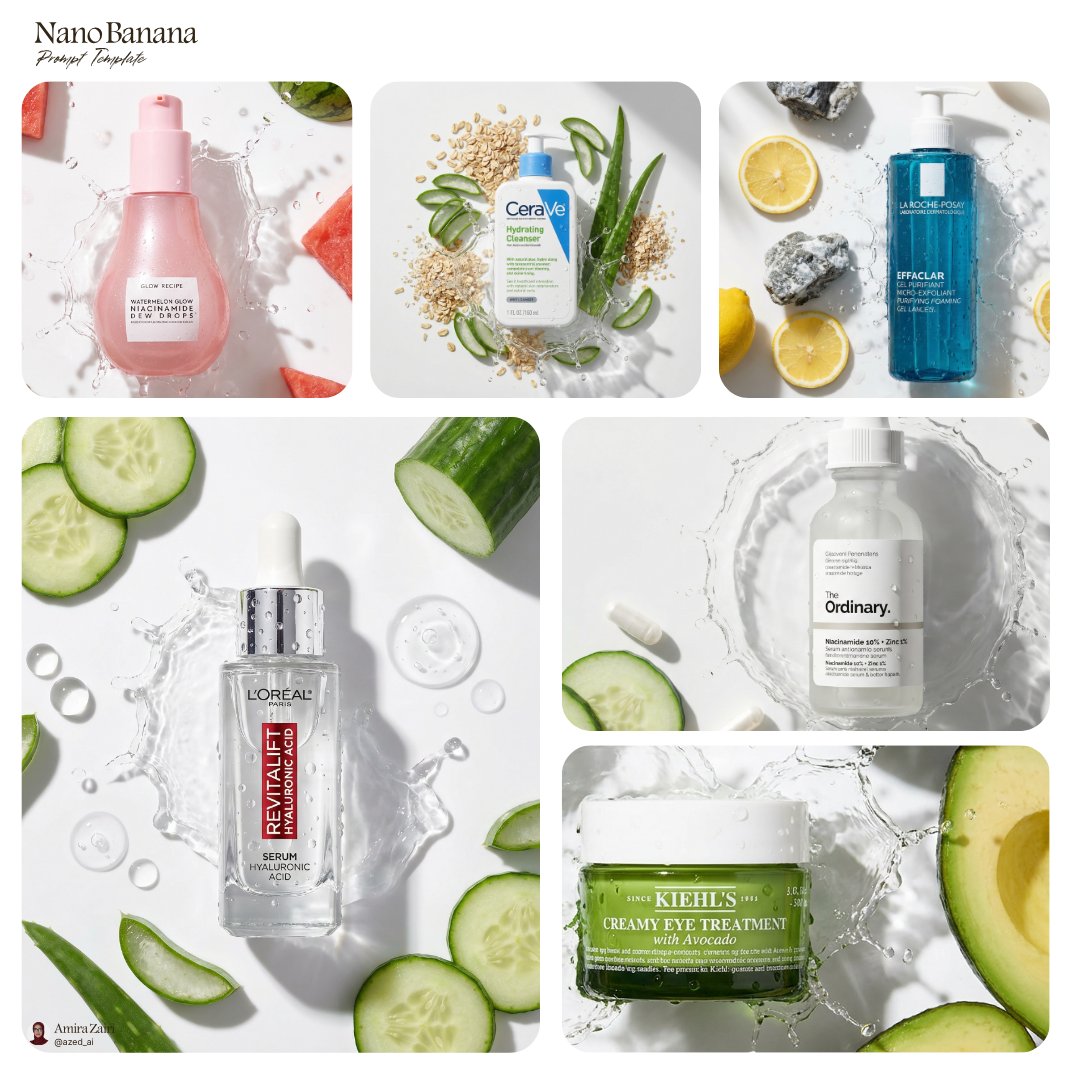 Hochwertige Skincare-Produktfotografie