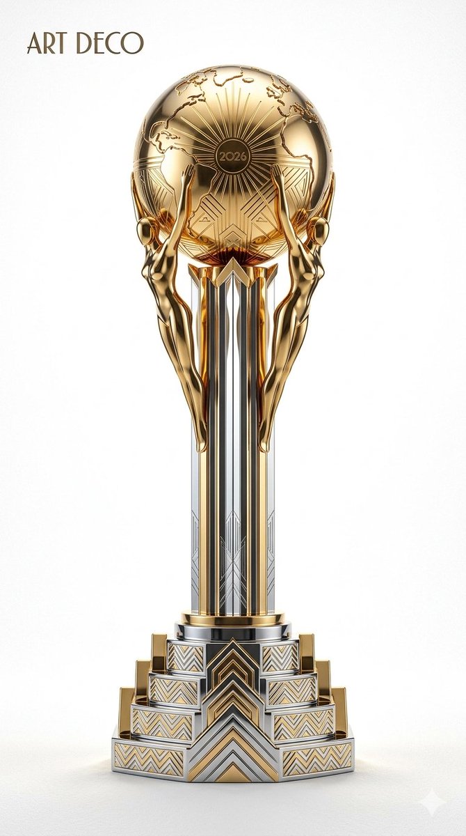 WM-Pokal in Architekturstilen