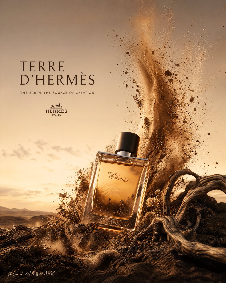 Terre d'Hermès Desert Fragrance Poster