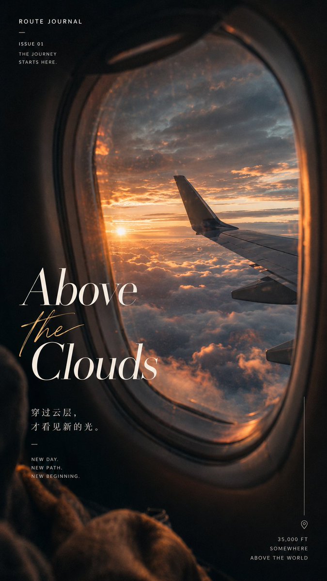 Travel Window Narrative Poster