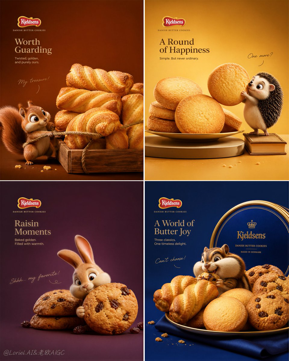 Kjeldsens Cookie Luxury Poster