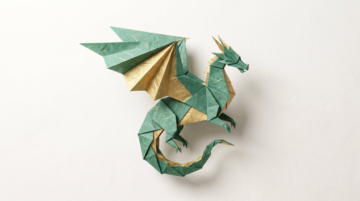 Pastel Paper Origami Subject