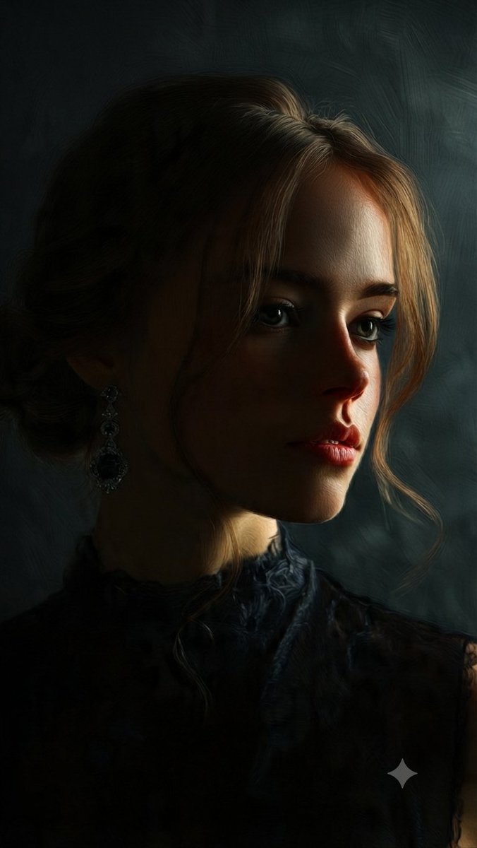 Chiaroscuro Oil Portrait
