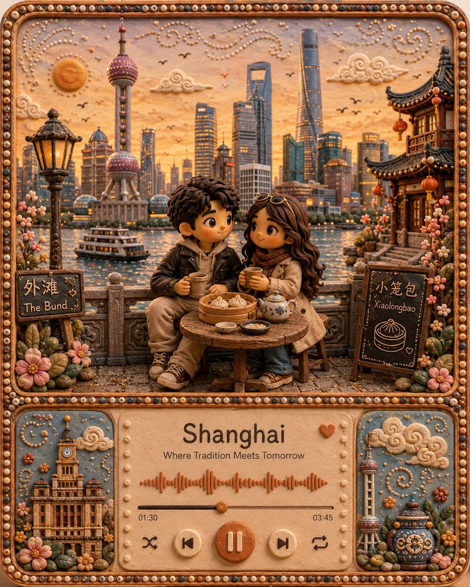 Chibi Clay Travel Diorama