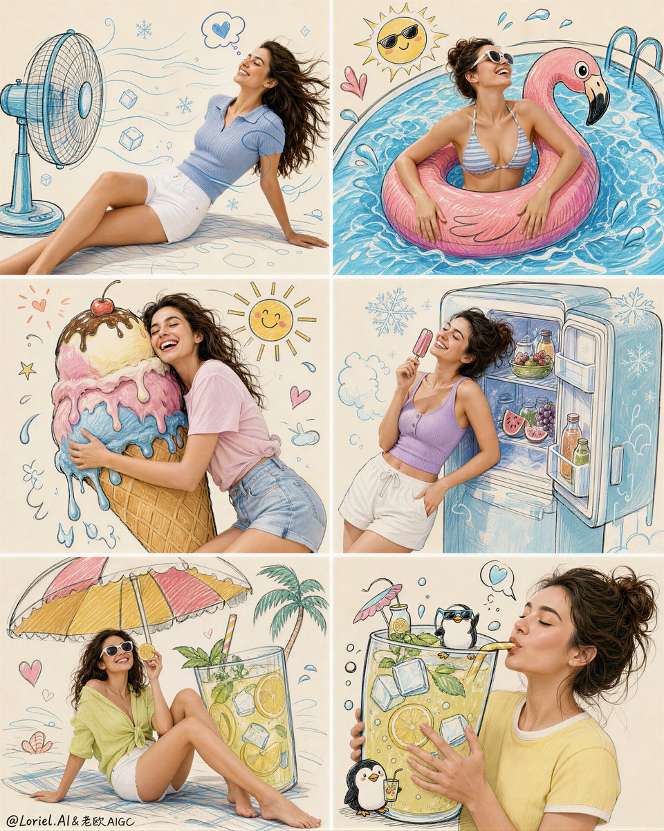 Hybrid Summer Cooling Campaign Poster