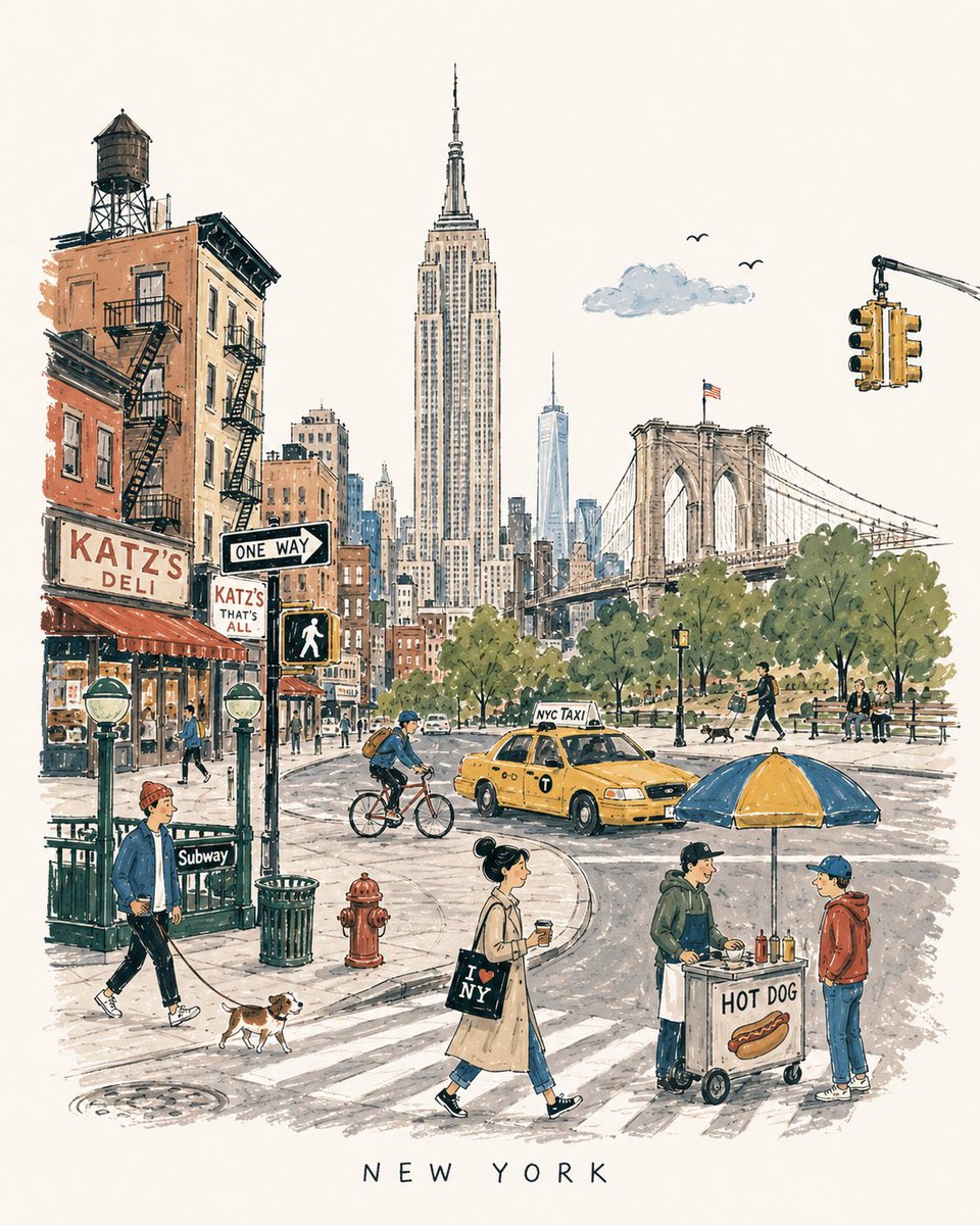 Mid-Century Picture-Book City