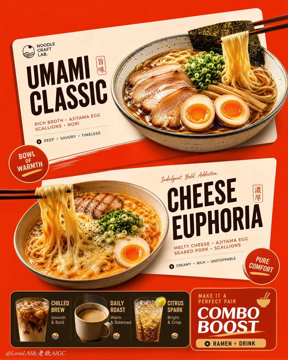 プレミアムラーメンコンボポスター