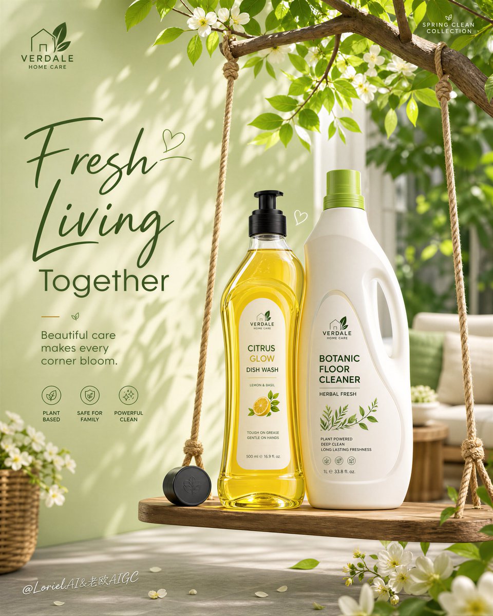 Spring Swing Cleaning Duo Poster