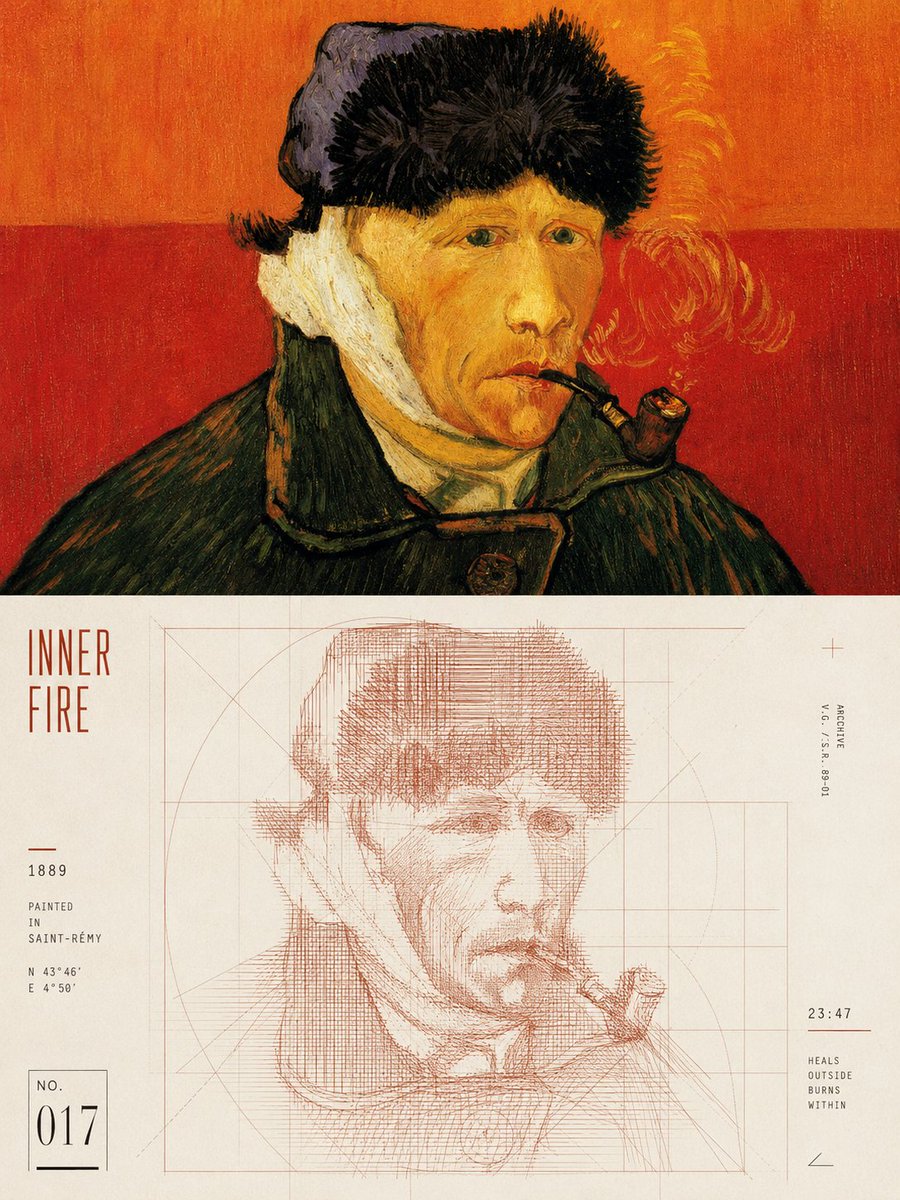 Photo-Meets-Geometric-Line Poster