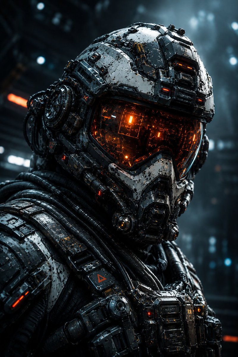 Tactical Cyber-Soldier Portrait
