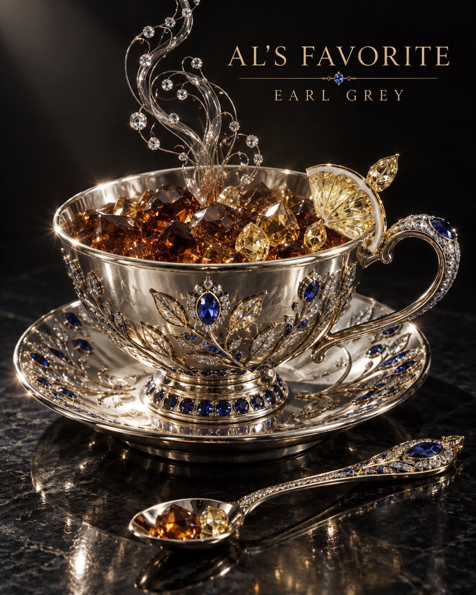 Food Crafted from Gems and Metal