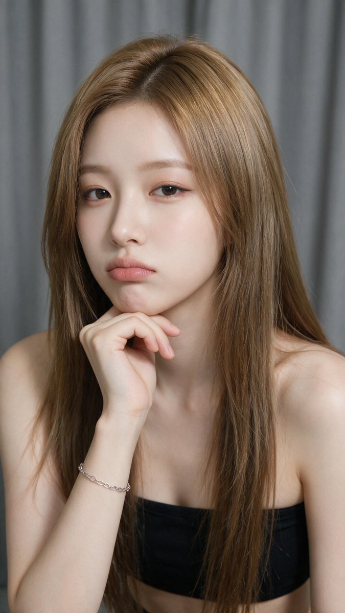 Soft Realistic Studio Portrait