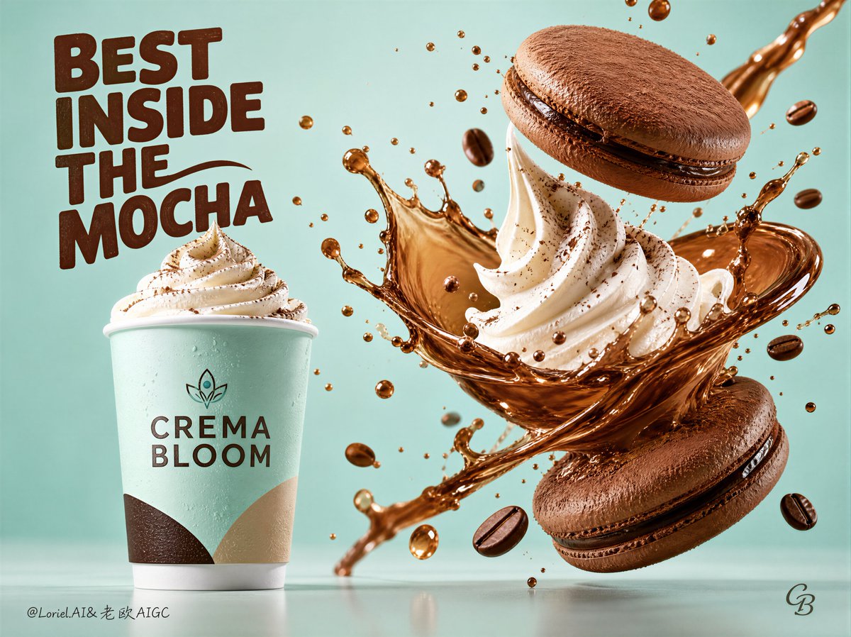 Orbit Mocha Shake Ad Poster