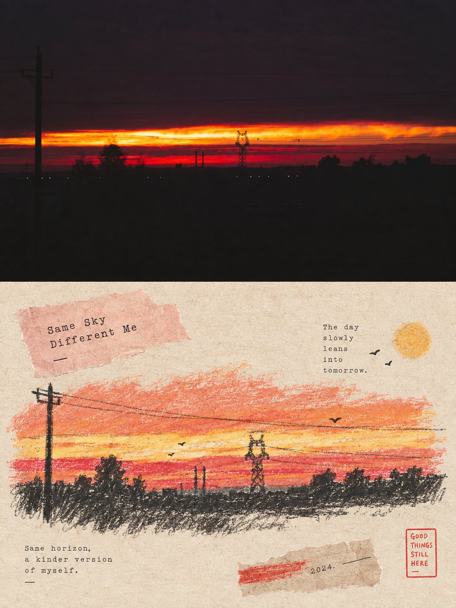 Playful Pastel Diary Collage