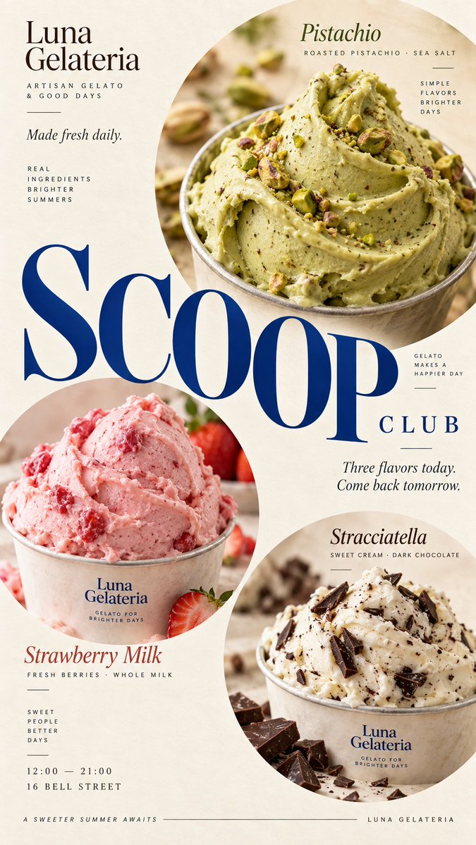 9:16 Food Editorial Poster