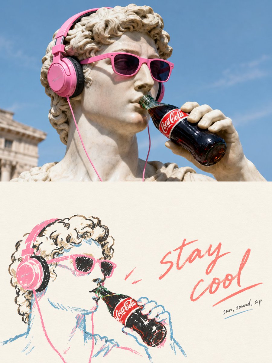Photo + Doodle Editorial Poster