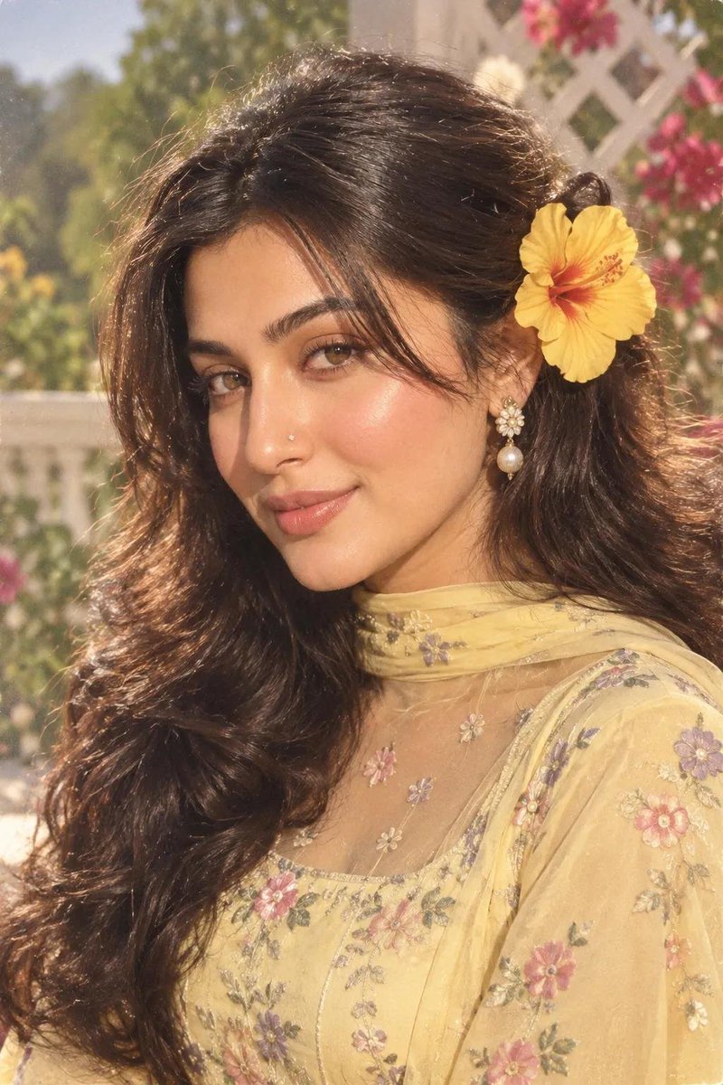 80s Bollywood Beauty Portrait