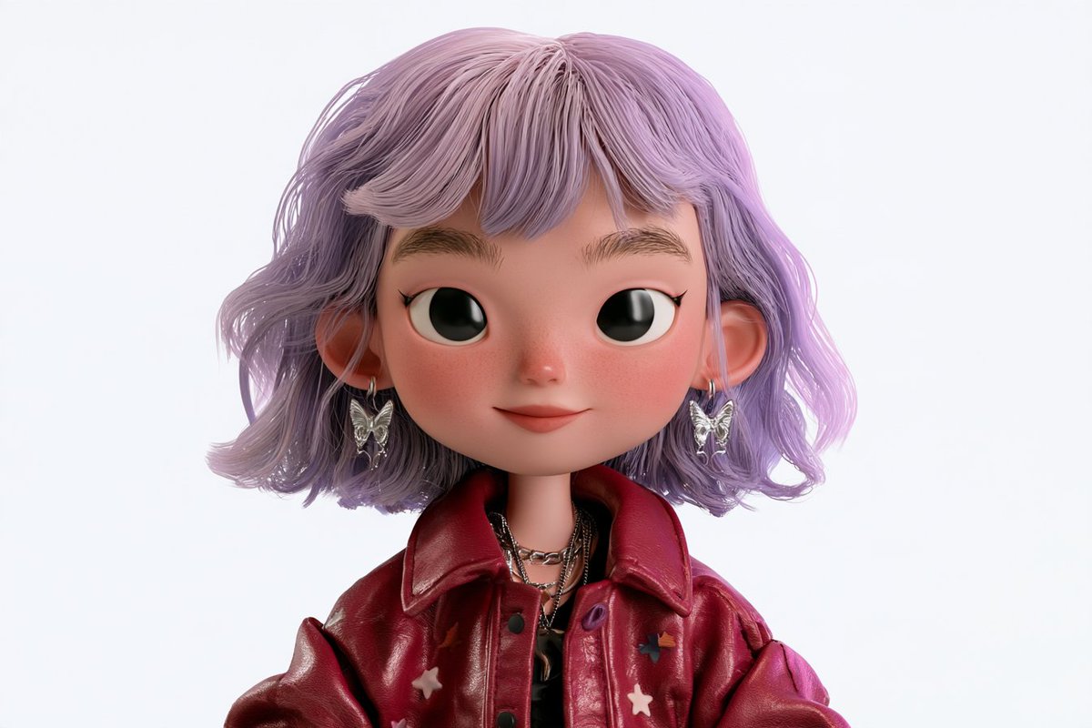 Y2K Designer Toy Portrait
