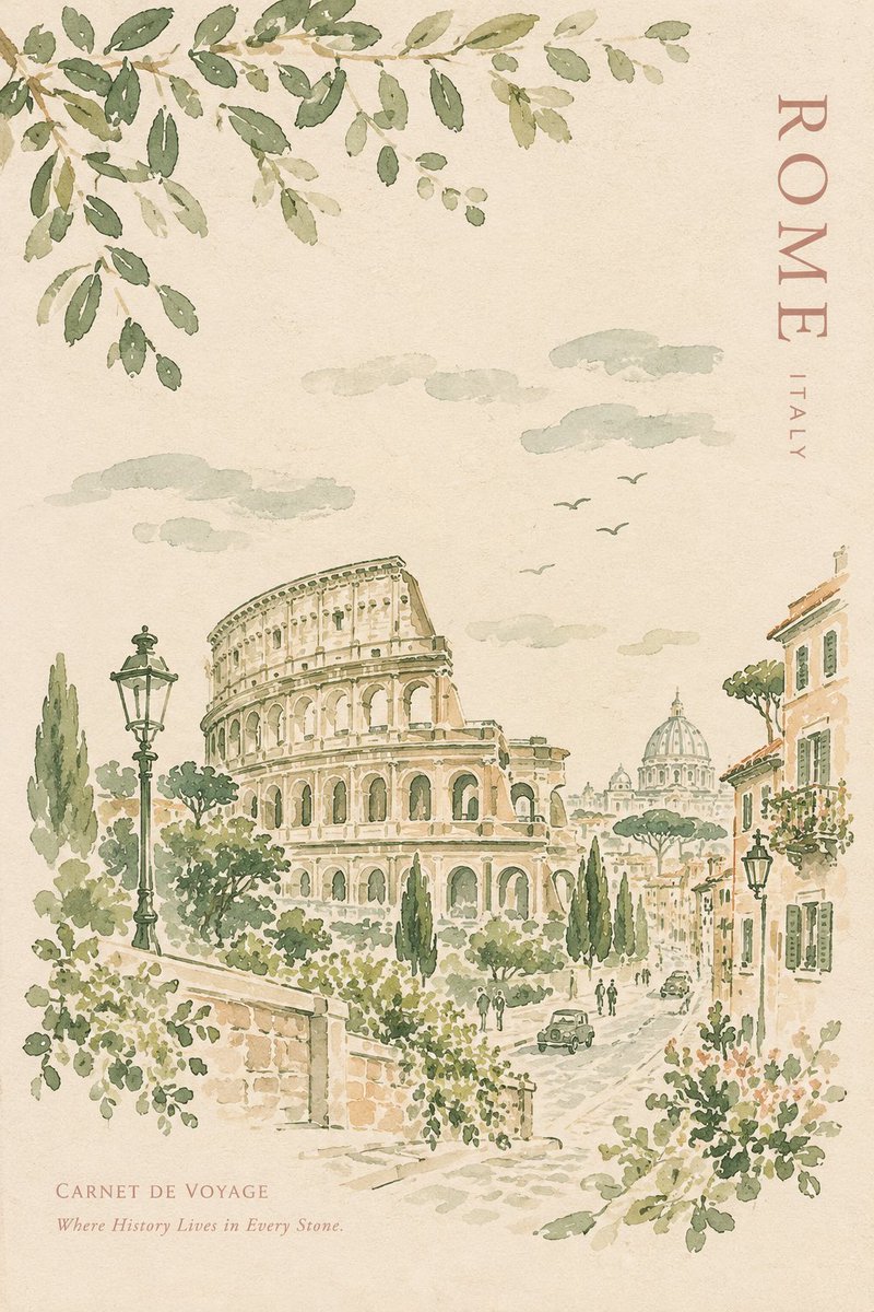 Vintage Travel Journal Cover