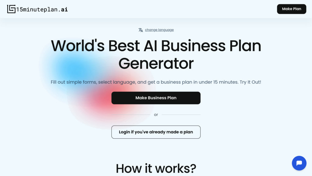 image for 15MinutePlan.ai