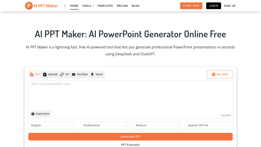 image for AI PPT Maker