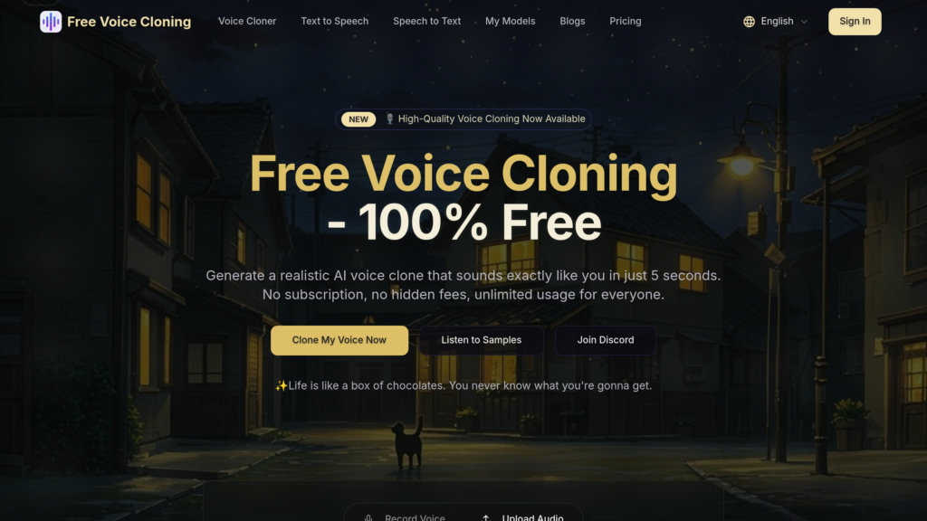 image for AI Clone Voice Free