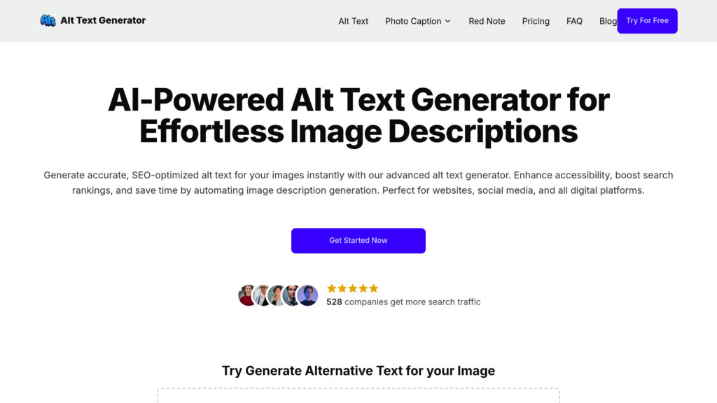 image for Alt Text Generator