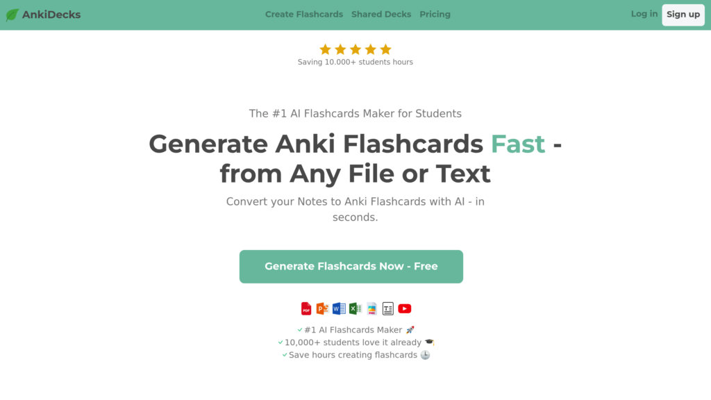 Anki Decks Plataforma Impulsada Por IA Para Generar Comprar Y Vender Anki Decks Plataforma Impulsada Por IA Para Generar Comprar Y Vender