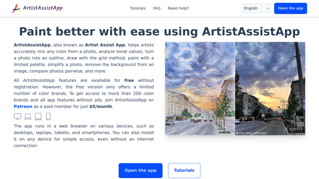 image for ArtistAssistApp