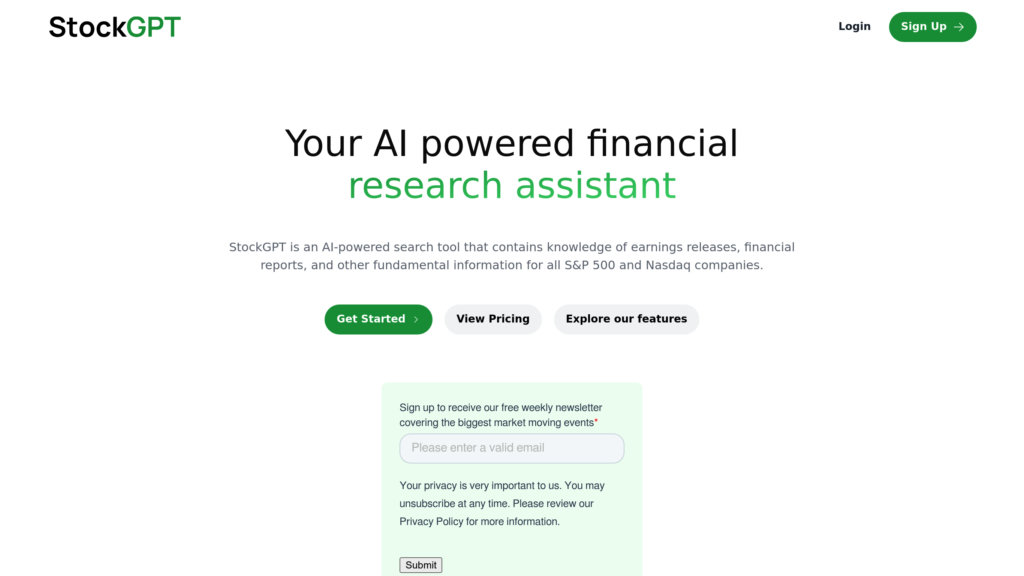 image for AskStockGPT