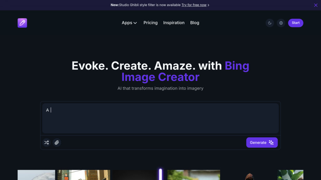 image for Bing Image Creator