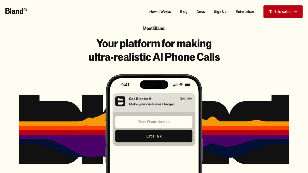 image for Bland AI image for Bland AI