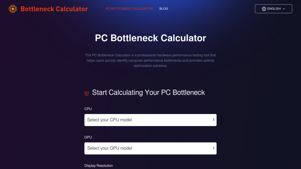 image for PC Bottleneck Calculator